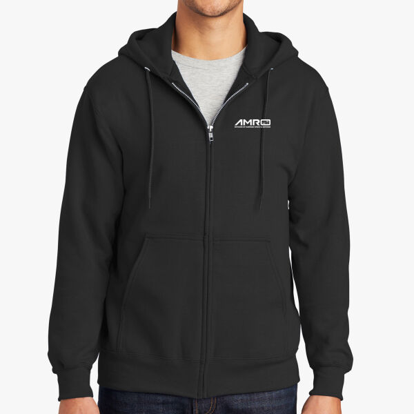 AMRO - Essential Fleece Full Zip Hooded Sweatshirt Thumbnail